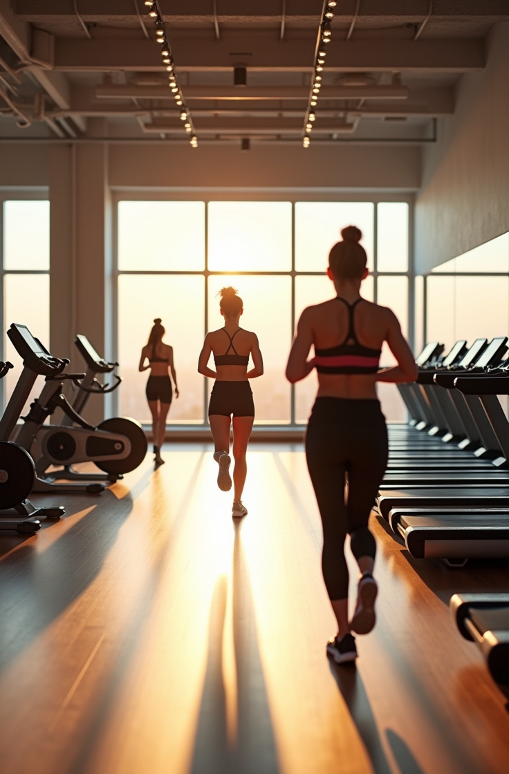 Beginner runner stretching before exercise